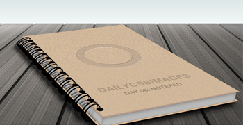 dailycssimage 08: Notepad